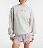 Chloé Embroidered cotton jersey sweatshirt