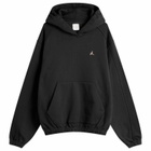 ROA Men's Logo 490Gsm Hoodie in Washed Black