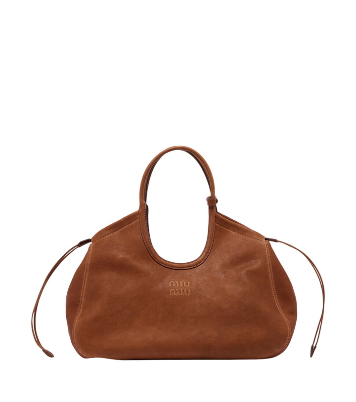 Photo: Miu Miu Ivy leather tote bag