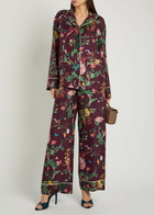 LA Double J Zooflora Printed Silk-twill Shirt Multicoloured