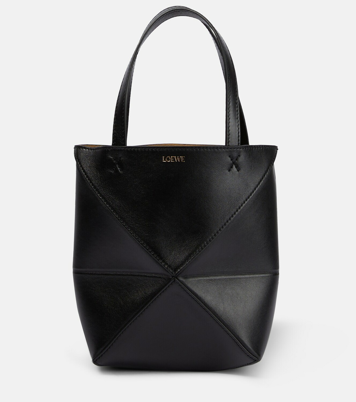 Loewe Puzzle Fold Mini leather tote bag Loewe