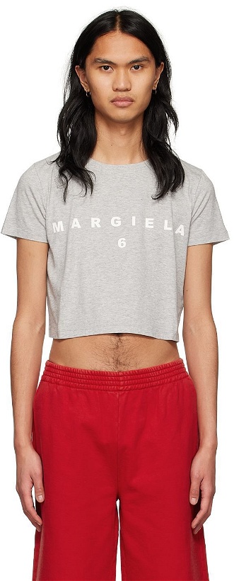 Photo: MM6 Maison Margiela SSENSE Exclusive Gray Cotton T-Shirt