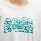 Good Morning Tapes Men's You're Never Alone In Nature T-Shirt in Stone