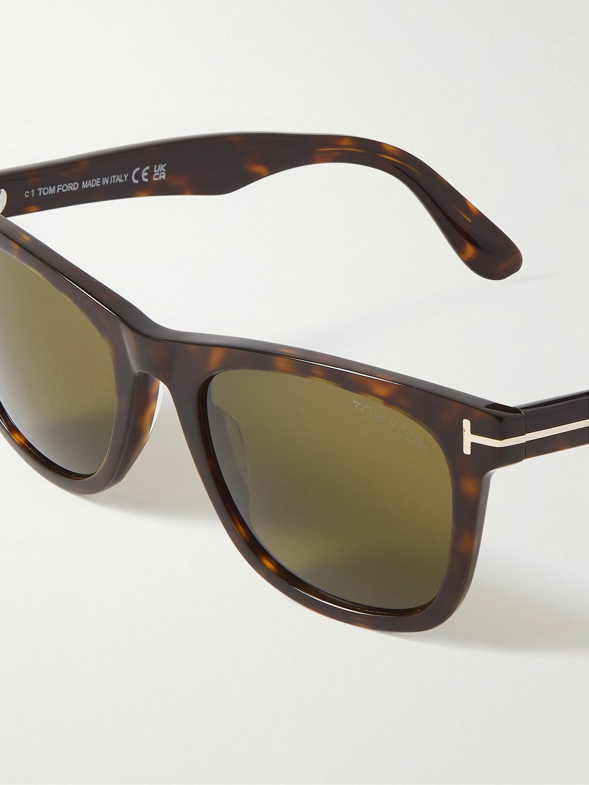 TOM FORD - Kevyn Square-Frame Tortoiseshell Acetate  display picture 2