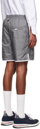 Thom Browne Gray Nylon Shorts