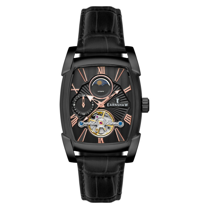 Photo: Thomas Earnshaw Kensington Black Dial Mens Watch ES-8296-06