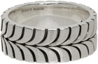 Emanuele Bicocchi Silver Textured Ring