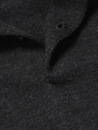 Hartford - Merino Wool Polo Shirt - Black