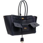 Balenciaga Navy Bel Air Carry All M Bag