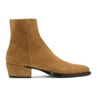 Givenchy Beige Suede Dallas Boots