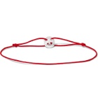 Le Gramme - Sterling Silver and Cord Bracelet - Red