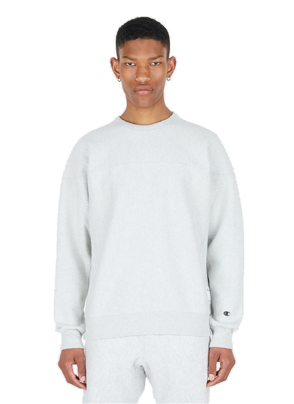 Photo: Reverse Fleece Sweatshirt in Grey
