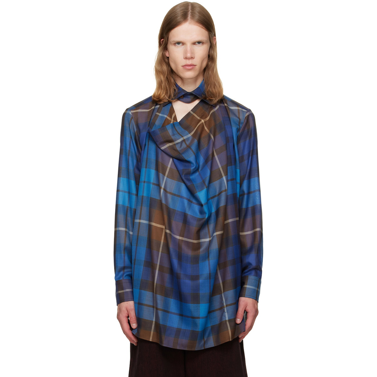Vivienne Westwood Blue Square Shirt