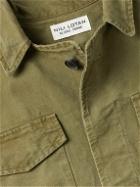 Nili Lotan - Charlie Cotton-Canvas Shirt Jacket - Green