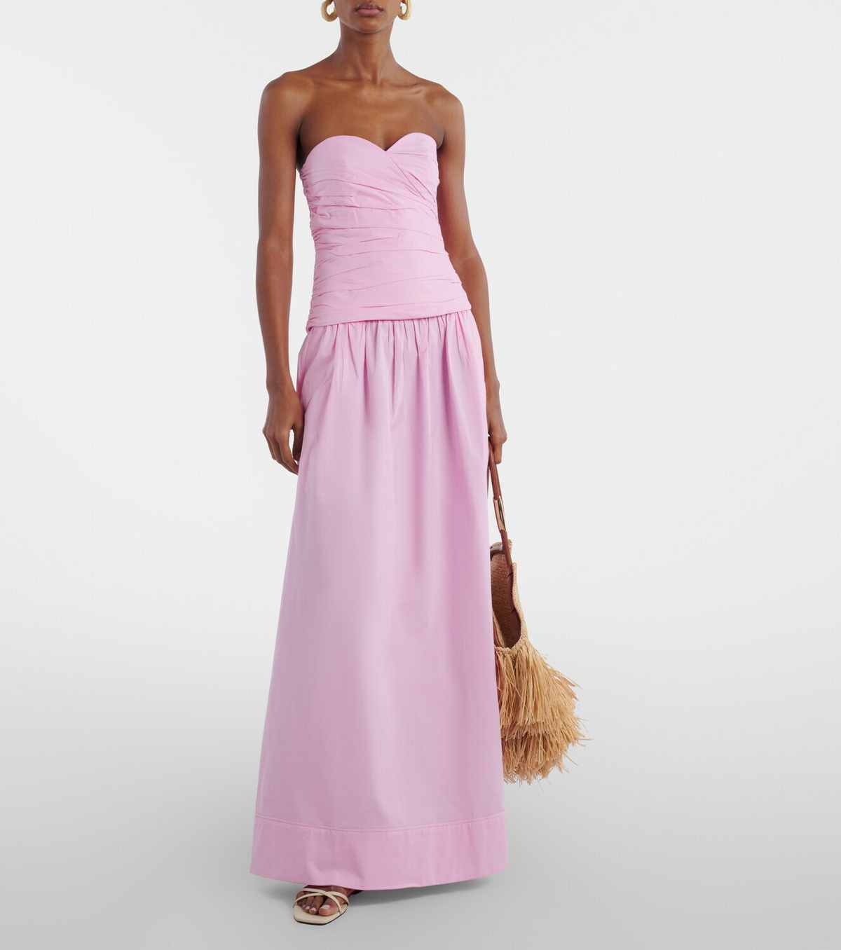 Adriana Degreas Opulence ruched cotton corset
