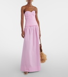 Adriana Degreas Opulence ruched cotton corset