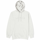 Lanvin Men's Embroidered Popover Hoodie in Mastic