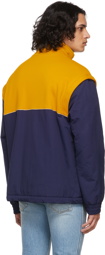 Gucci Navy & Yellow Detachable Sleeves Jacket
