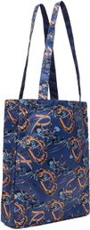 A.P.C. Blue Brain Dead Edition Lou Reversible Tote