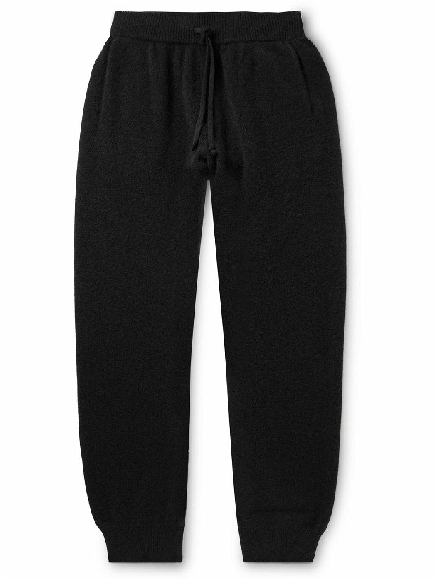 Photo: Auralee - Tapered Baby Cashmere Sweatpants - Black