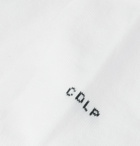 CDLP - Three-Pack Bamboo-Blend No-Show Socks - White
