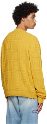 AMBUSH Yellow Monogram Cardigan