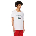 Lacoste White Ricky Regal Edition Print T-Shirt