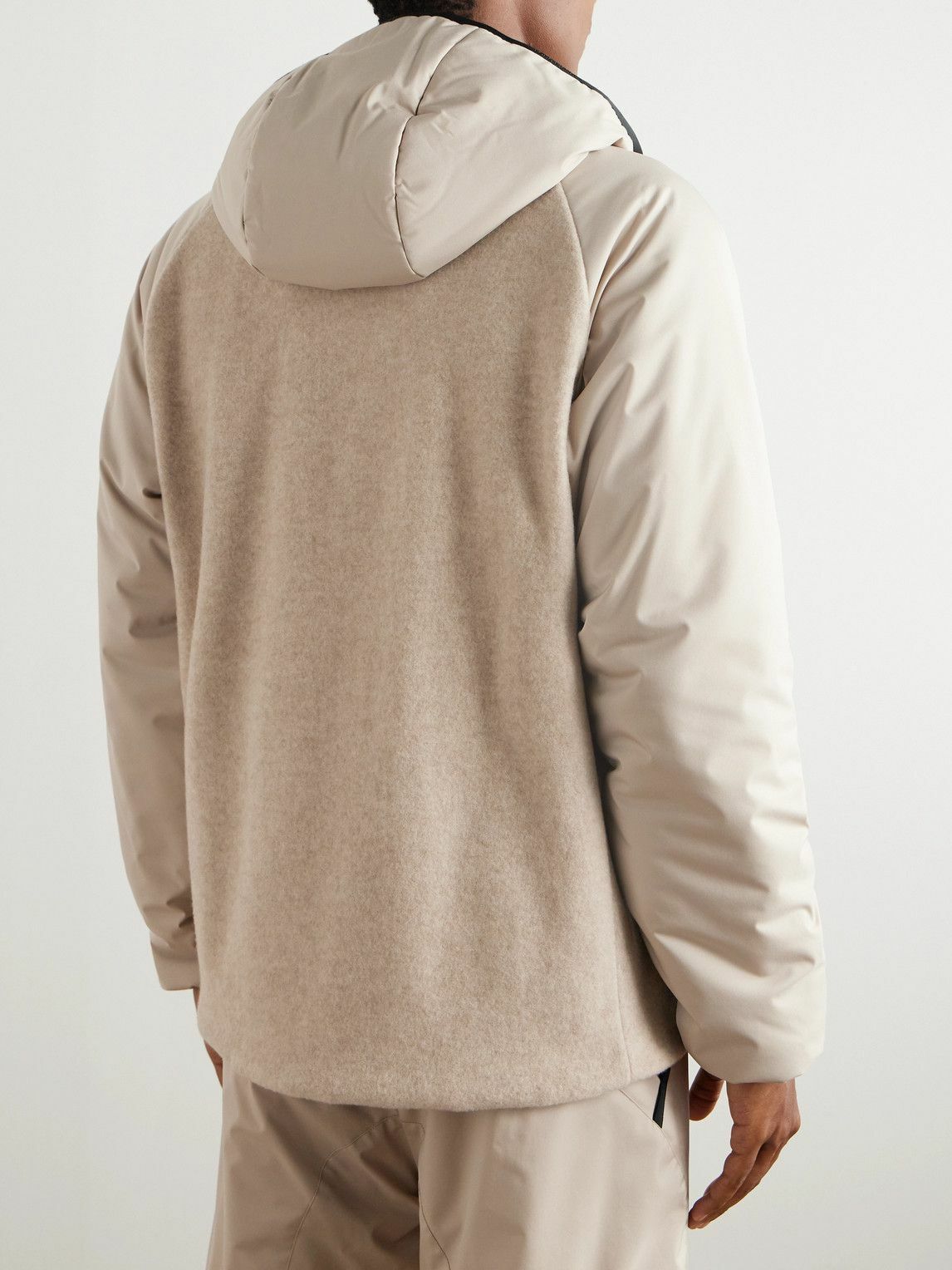 Loro Piana - Apo Panelled Storm System® Cashmere-Jersey Hooded Ski