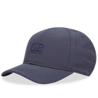 C.P. Company Men's Shell R Logo Cap in Total Eclipse