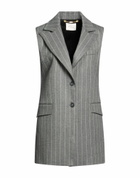 Manila Grace Womens Tailored Vest in Grey