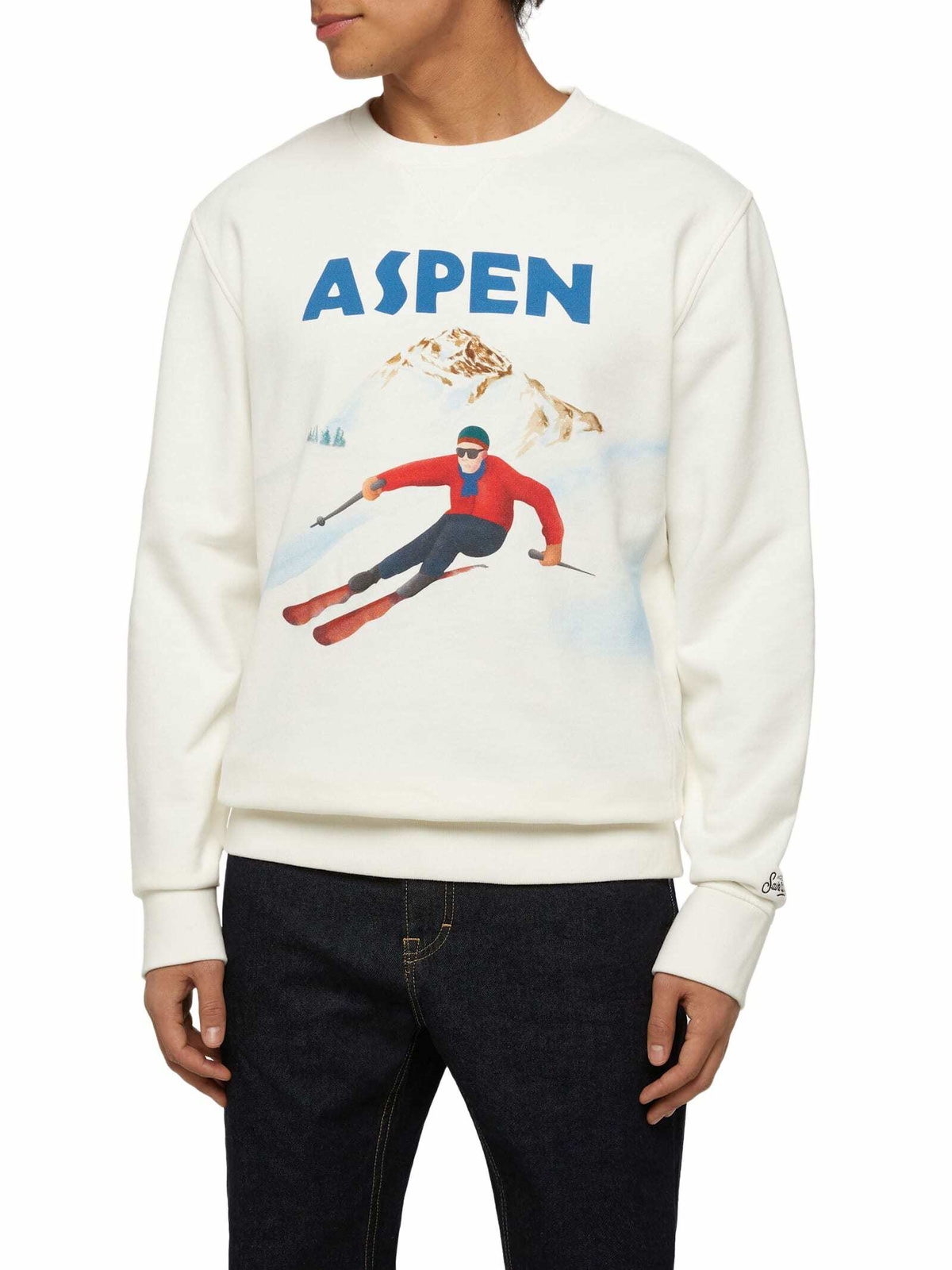 スウェット・トレーナー MC2 Saint Barth CARREL - Sweatshirt in technical fabric MC2 Saint Barth Carrel - Sweatshirt In Technical Fabric MC2