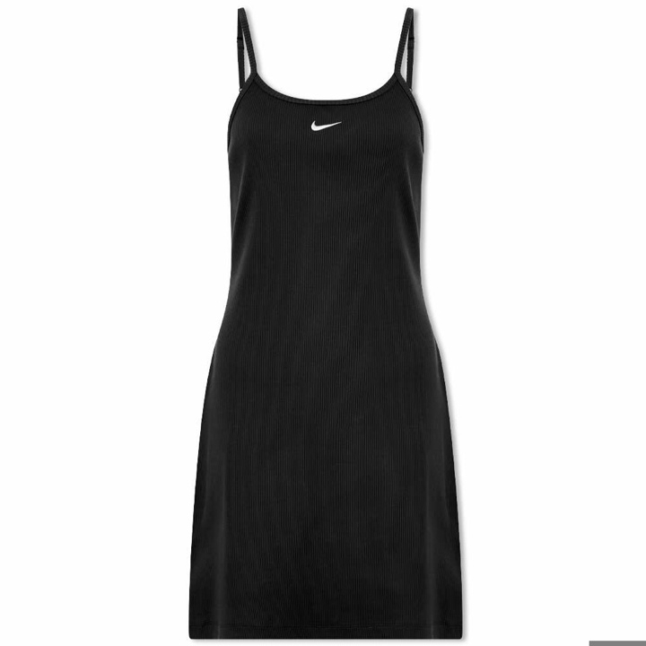 Photo: Nike Women's Essential Rib Dress in Black/White