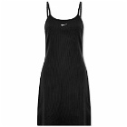 Nike Women's Essential Rib Dress in Black/White