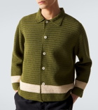Bode Marsh crochet cotton shirt