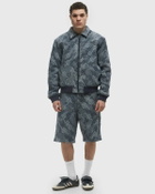 Daily Paper Camo monogram jeans shorts Blue Mens Casual Short