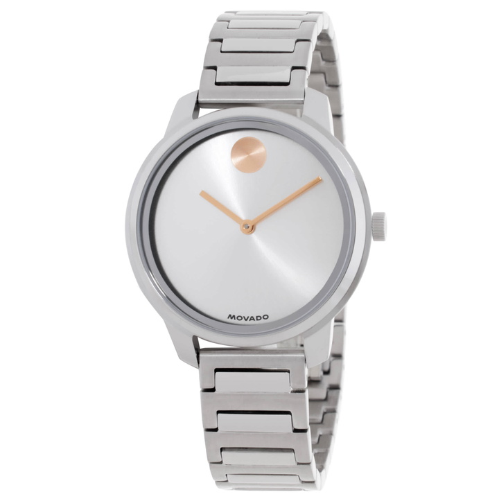 Photo: Movado Bold Quartz Silver Dial Ladies Watch 3601316