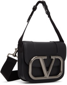 Valentino Garavani Black Crossbody Supervee Bag
