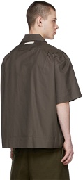 UNIFORME Brown Cotton Shirt