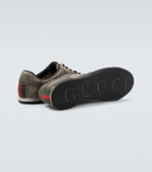 Gucci Gucci Shift Web Stripe leather sneakers