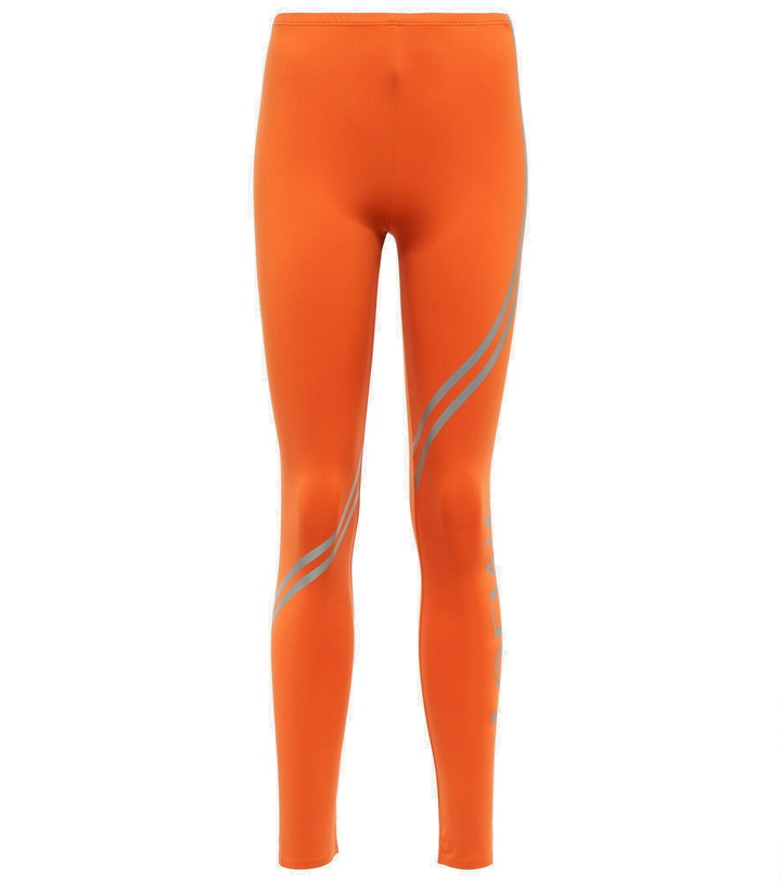 Photo: Loewe - High-rise logo leggings