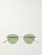 Garrett Leight California Optical - Wells J Round-Frame Titanium Sunglasses