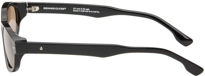 BONNIE CLYDE Black Roller Coaster Sunglasses