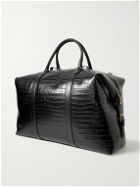 TOM FORD - Croc-Effect Leather Holdall