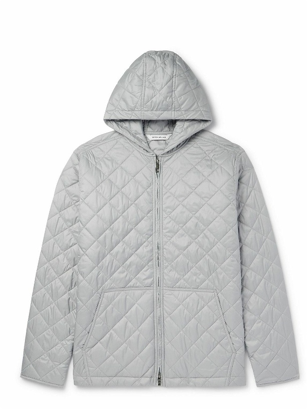 Photo: Peter Millar - Essex Quilted Shell Jacket - Gray