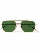 Givenchy - GV Speed Aviator-Style Gold-Tone Sunglasses