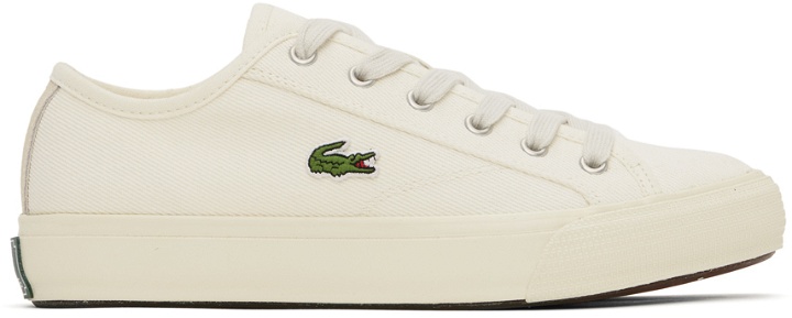 Photo: Lacoste Off-White Backcourt Sneakers