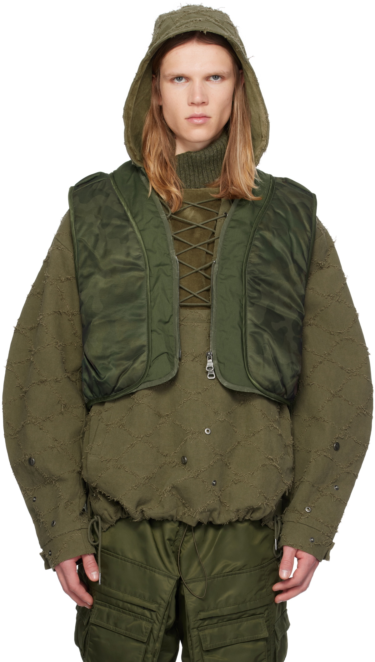 Andersson Bell Black Wool Zip-Up Vest Andersson Bell