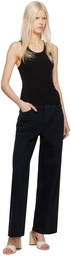 AGOLDE Black Low Slung Baggy Jeans