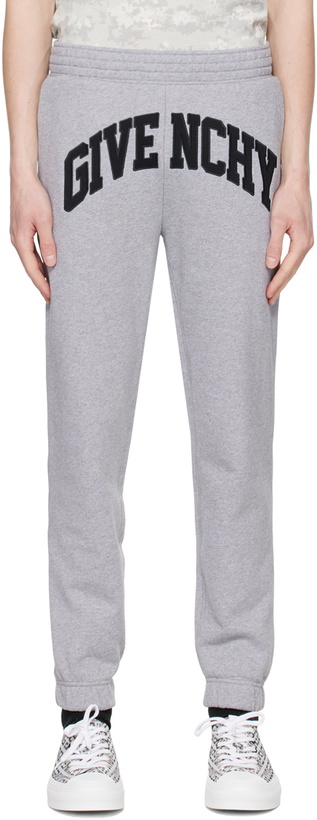 Photo: Givenchy Gray College Lounge Pants