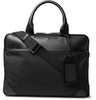 Montblanc - Sartorial Jet Nylon-Panelled Cross-Grain Leather Briefcase - Men - Black